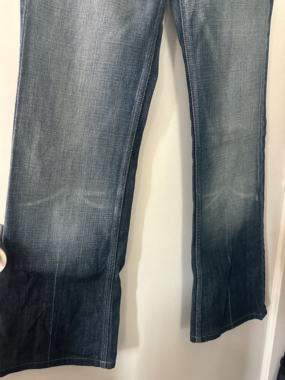 7 For All Mankind Flynt Bootcut Denim Y2K Jeans - Picture 3 of 8